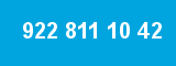 922 811 10 42